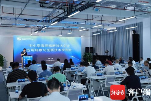 中小型高新技术企业应用场景与创新技术发布会在三亚举办